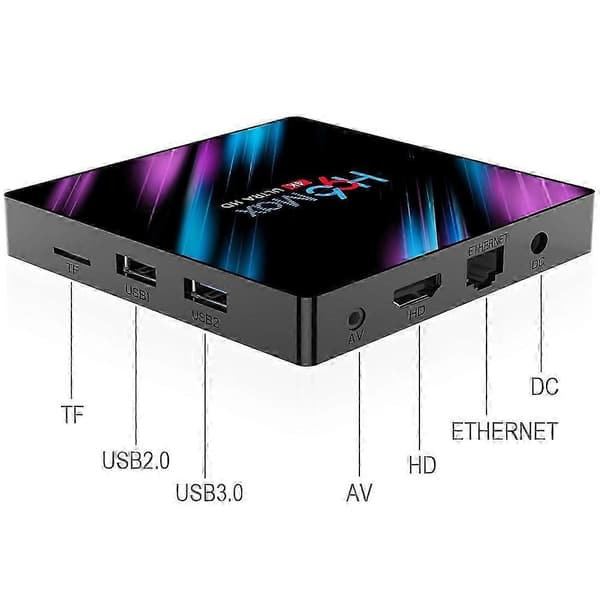 H96 Max-3318 4K Ultra HD Android TV Boks 2GB+16GB EU Stik
