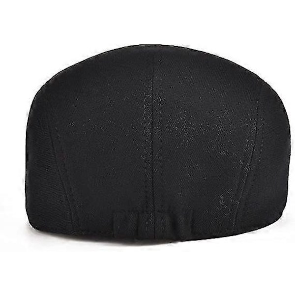 2-pack Herr Bomull Newsboy Keps Mjuk Passform Cabbie Hatt