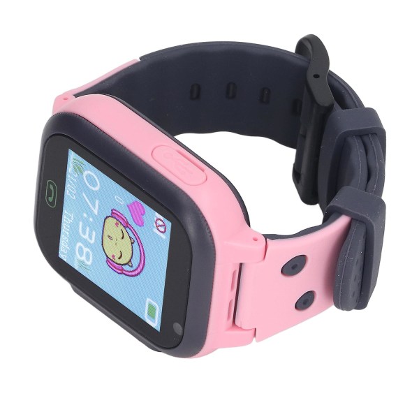 Smartwatch för barn - Rosa | Videosamtal, kamera, pekskärm, larm och ficklampa - perfekt för utomhusaktiviteter