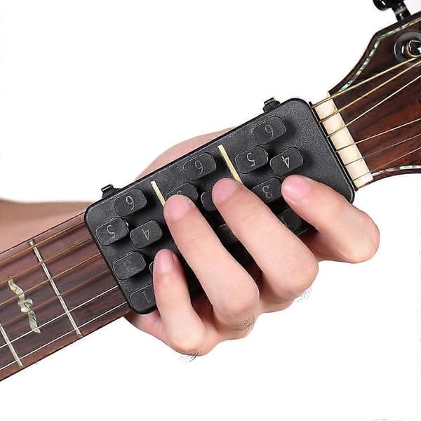Gitarrinlärningssystem, övningshjälp, ackordstränare för nybörjare