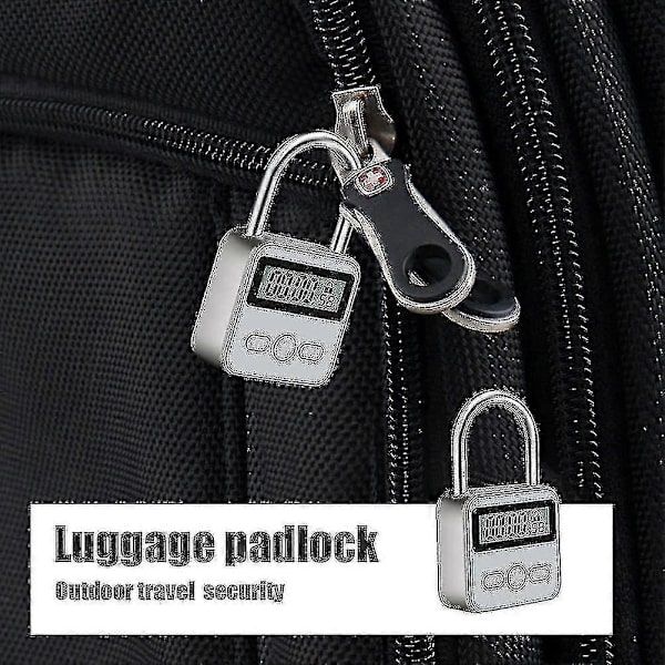 Smart Time Lock, 99 timmars maxlås med LCD-display Multifunktionell elektronisk timer A Y -t-YUHAO