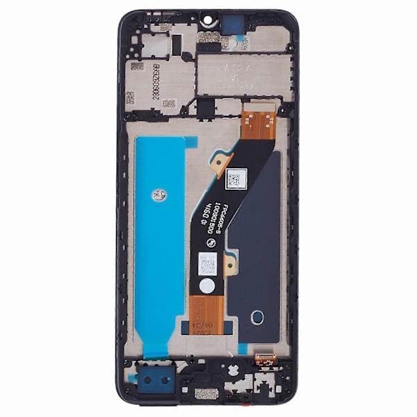 Til TECNO Spark Go 2023 4G BF7 Grade C LCD-skærm og Digitizer Samling+Ramme