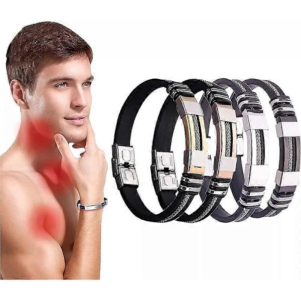 Biancat ProstaPower Magnetiskt Armband, Magnetiskt Band & Armband för Män Kvinnor färg:B
