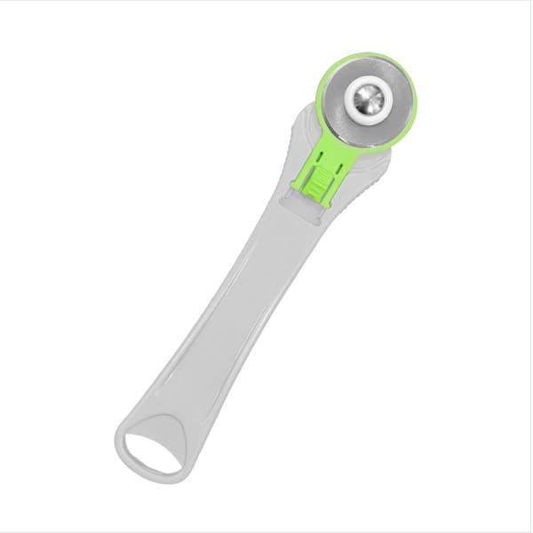 28mm Rotary Cutter with Carbon Steel Blade for Fabric Cutting, Compatible with Various Materials Grey