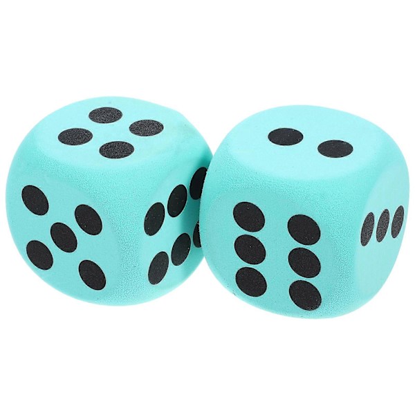2 st EVA Stora Tärningar Nummerinlärning Tärningar Jätte Spel Tärningar Party Tärningar Roliga Spel Tärningar