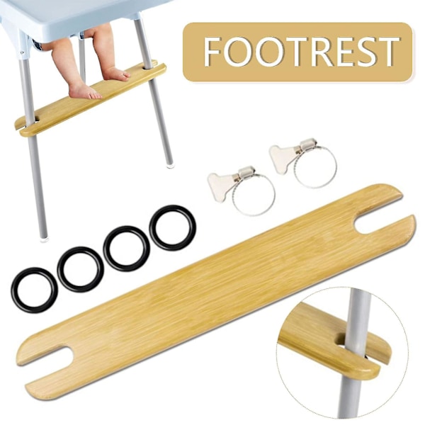 Trebenstøtte for barnestol Fotstøtte Komfortabel støtte for 4,2 cm lang stol
