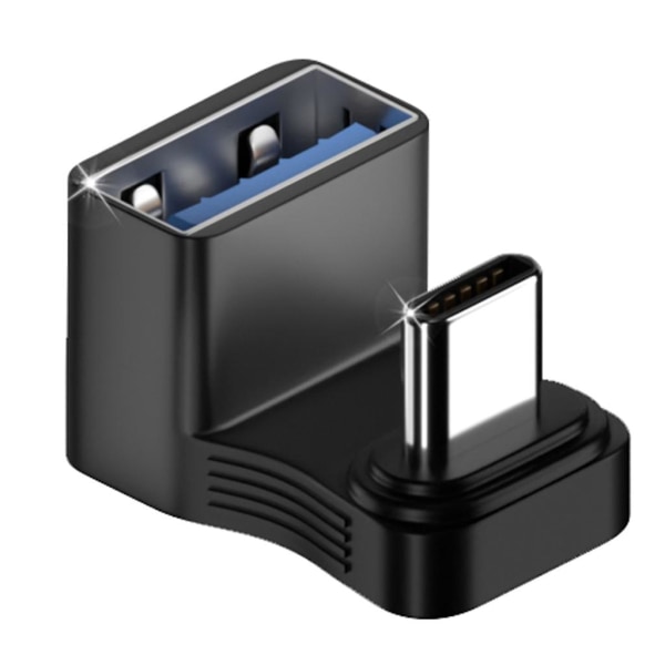 Mini USB hona till USB OTG-adapter USB3.0 till USB-C OTG-konverterare 180 U-form