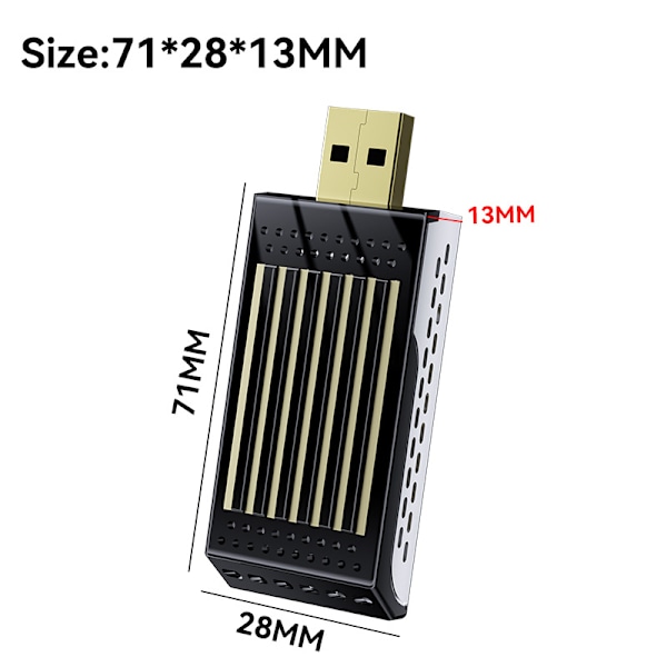 Bil maskine forbindelsesboks aiboxcarplay adapter Android13 smart carplay boks A11M 2+16G 1 stk