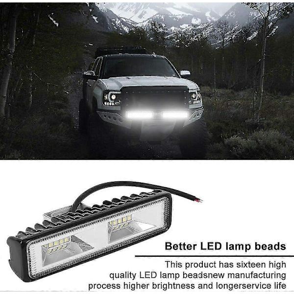 2 stk LED arbejdslys, LED arbejdslys til køretøjer Båd Lastbil Bil SUV ATV 48W 12-30V