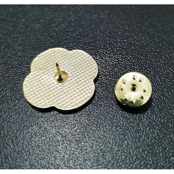 Lest We Forget Poppy Nål Badge Brosch: Minnesdag Poppy Badges För Veteraner Och Militär