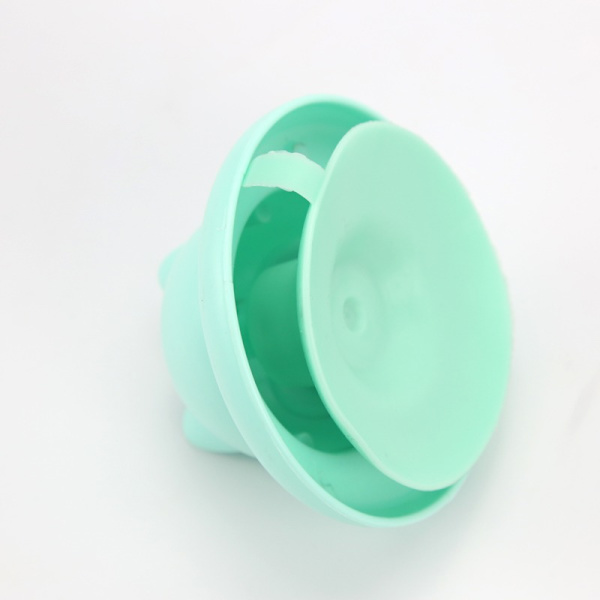 UFO Suction Cup Feather Cat Teaser - Interactive Cat Toy for Self-Play Blue