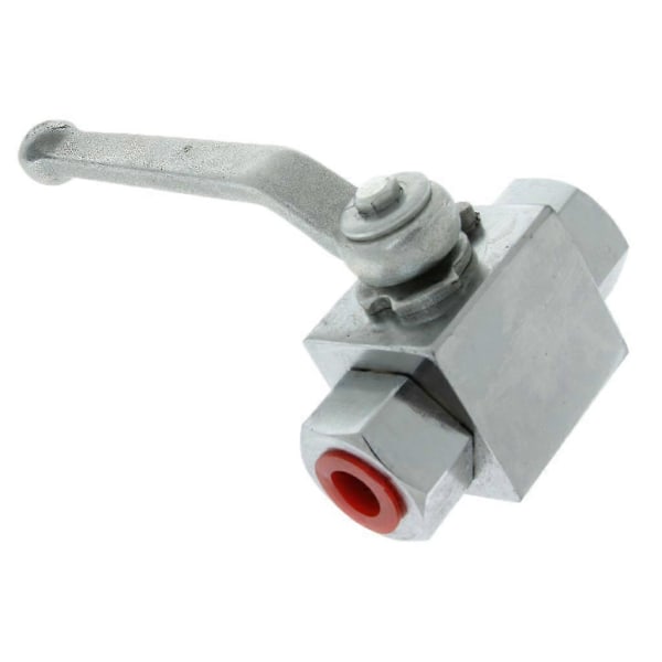 BSP 2-vejs Højtryks Hydraulisk Kuglehane Lavet af Flydende Stål, Socket DN10