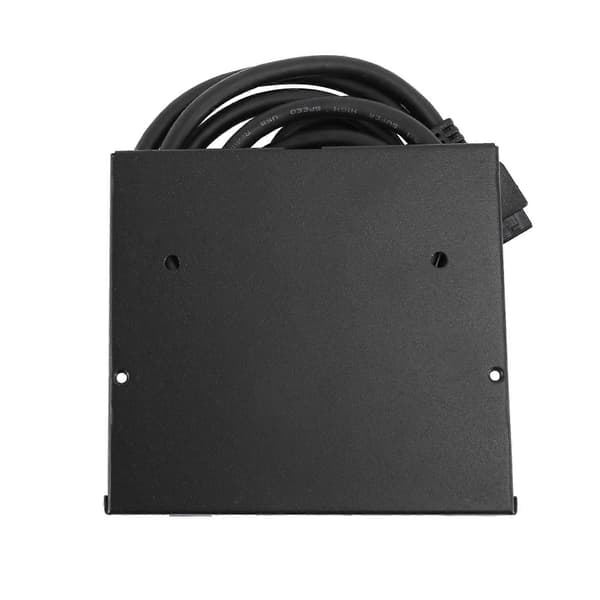 3.5'' 2 USB3.0 A Hub + HD Audio til 20Pin Header Floppy Frontpanel