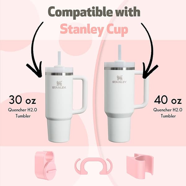 Stanley Cup Tilbehørskroker (3-pakning) Rosa