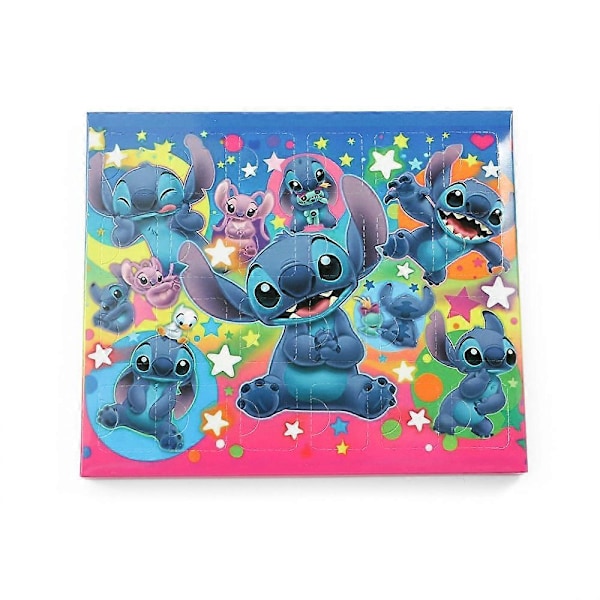 Joulukalenteri 2024, 24 päivän laskuri, Lilo & Stitch -rannekoru- ja kaulakorun riipushelmiä, tee-se-itse-korusarja, lasten joululahja