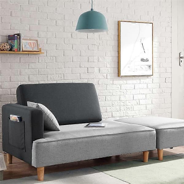Træ 4 tommer møbelben sæt med 4 runde solide midterste sofaben udskiftningsben til sofa kommode skab