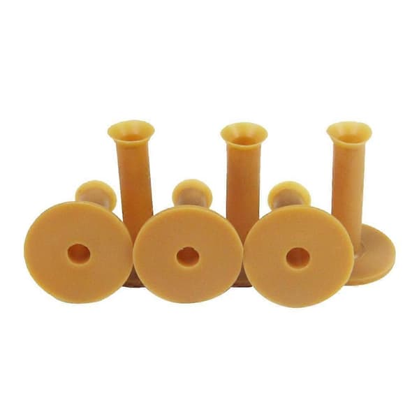 6-pakning 75 mm Golf Tee Uknuselige Golf Tees for Driving Range Matte Hjemme