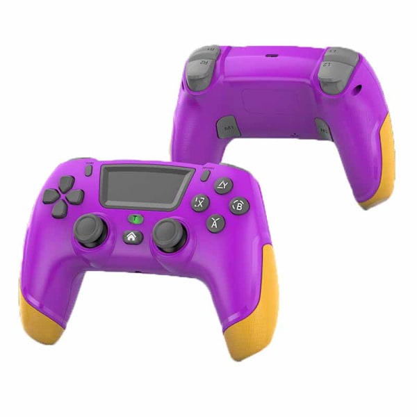 Game Elite Controller för PS4 Slim/Pro, Dubbel Vibrations Gamepad för PC, USB-ansluten Gamepad, Bluetooth Joystick