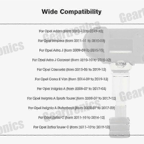 TPMS Däcktryckssensor - Opel Vauxhall Insignia Astra 09-17 13581560/13598775 - JZ