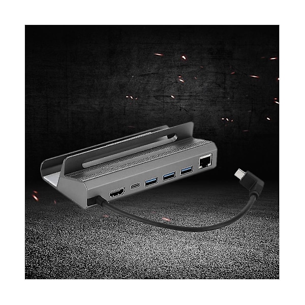 4k 60hz Dockingstation til Deck Gigabit Ethernet Dockingstation 100w Hurtigoplader til Deck Udvidelsesenhed