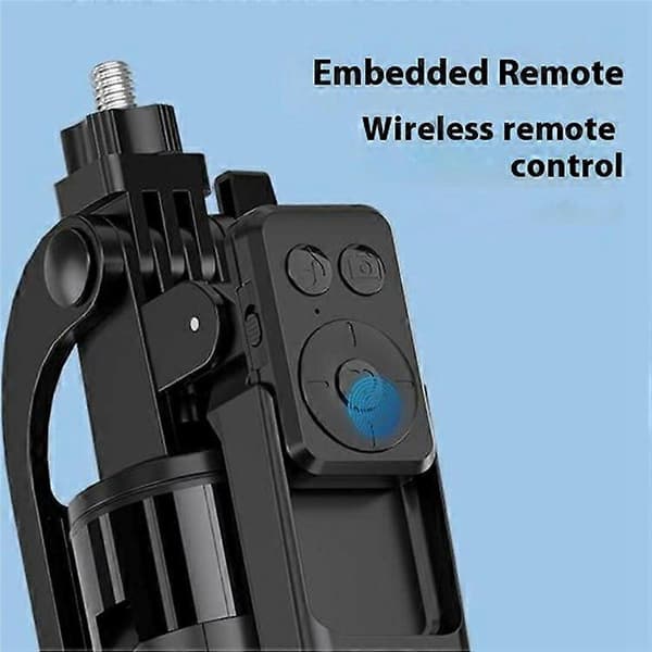 A17 1,8 m Bluetooth Selfie Stick Tripod Quadripod Stativ med Dobbelt Lys til Livestreaming