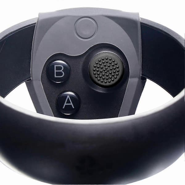 Oculus Quest 1 og 2/Rift S VR Controller med taktile tommelfingerpinde og beskyttelseshætter