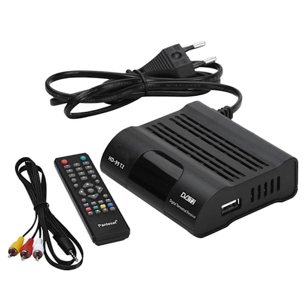 DVB-T2 HD 1080P Digital Dekoder TV Modtagersæt