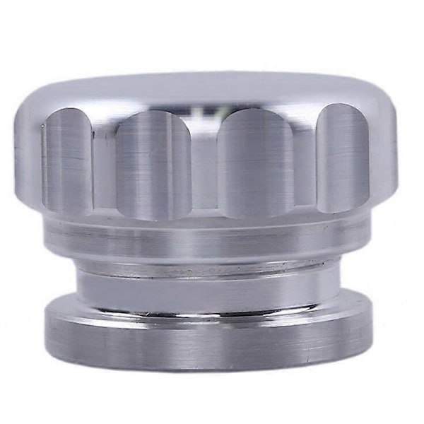 2 Tums 51mm Aluminiumlegering Svetsad på Fyllhalsen och Bildelar Modifierad Bränsletanklock Silver