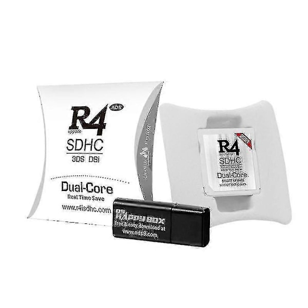 2021 R4 Gold Pro SDHC för DS/3DS/2DS/Revolution-kassett med USB-adapter