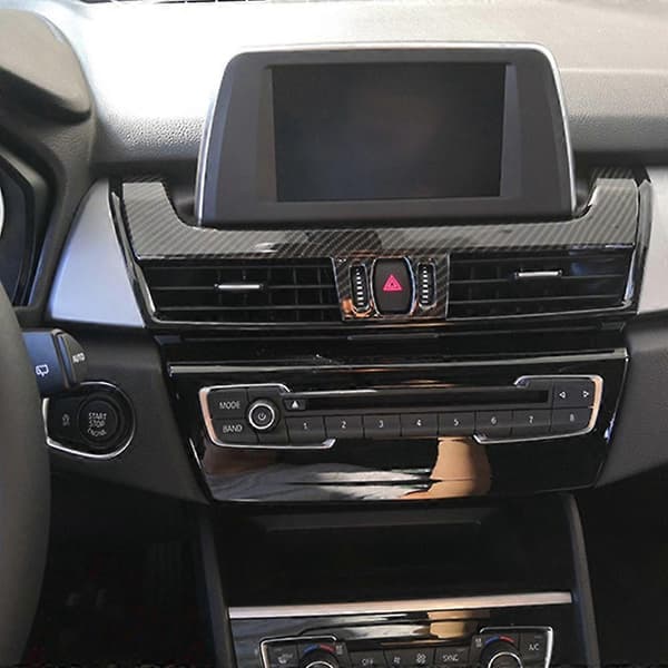 Bilnavigationsdisplay Panel Cover Trim til 2 Serie Gran Tourer F45 F46 218I 2014-2018