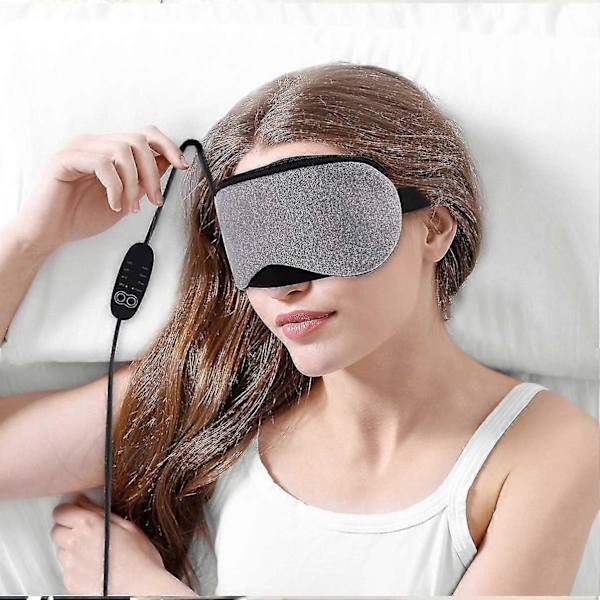 Uppvärmd ögonmask för stye blefarit fuktig behandling med linfrö, ögonmassager värme ögonöverdrag varm massager bärbar ögonplåster