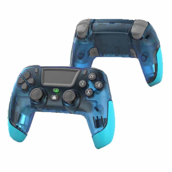 Game Elite Controller för PS4 Slim/Pro, Dubbel Vibrations Gamepad för PC, USB-ansluten Gamepad, Bluetooth Joystick