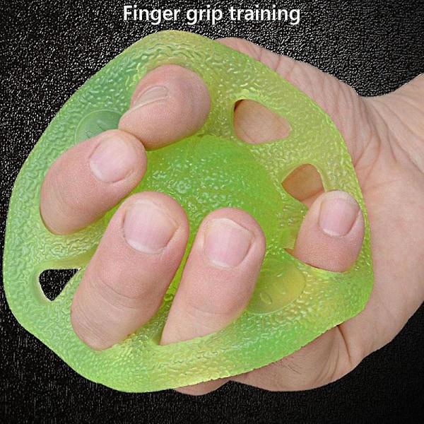 Grip Ball 8-reikäinen hyytelösormivoimaharjoitteluväline käden laajennusvoiman harjoitus kuntoutuspallo