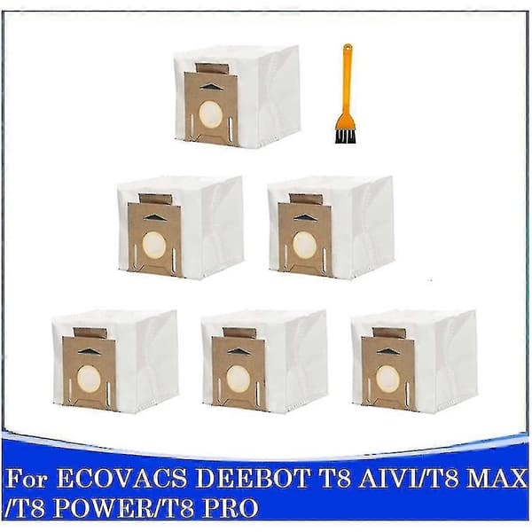 7 stk. støvposer til Ecovacs Deebot T8 Aivi/t8 Max /t8 Power/t8 Pro