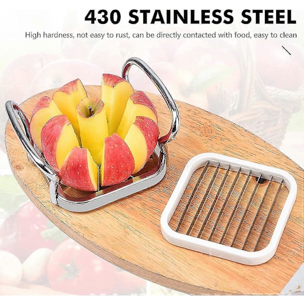Pommes Frites Skärare 5 I 1 Äppelskärare Potatisskärare Pommes Frites Skärare Rostfritt Stål Fruktskärare Multifunktionell Grönsaksskärare
