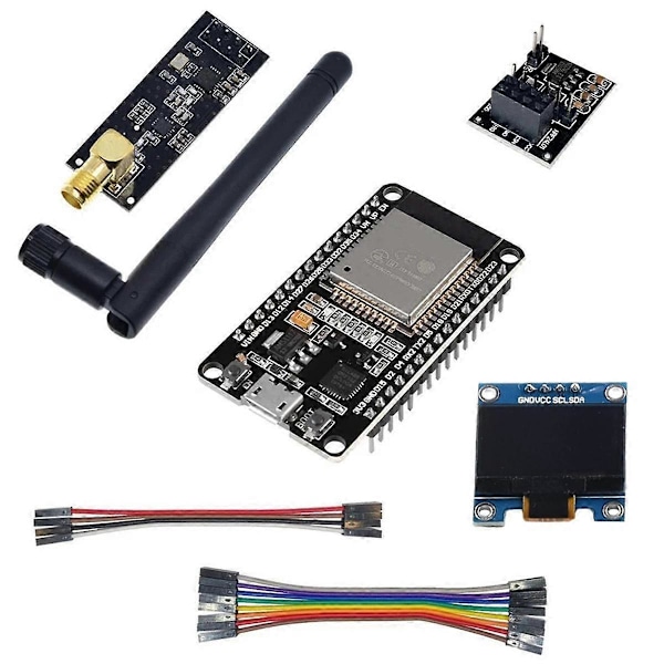 DTU DIY Kit - Nem Integration, Realtids Overvågning, Stærk NRF24L01+ Antenne, Høj Kompatibilitet