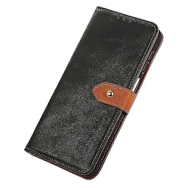 För Honor 200 Smart 5G / Play 60 Plus 5G Plånboksfodral Ställ Läder Flip Cover - Svart