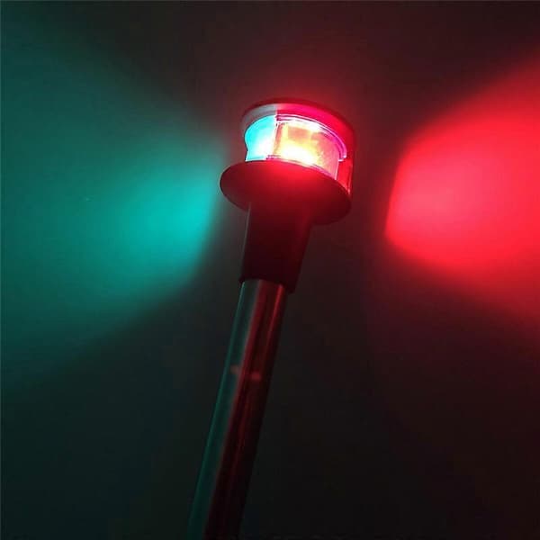 Bådlys LED Navigationslys Signallys Plugin Dobbeltfarve
