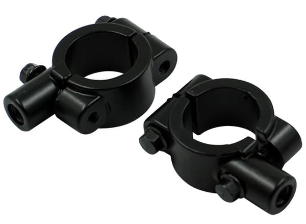 25 mm Bakspejlsbeslag Motorcykelstyr, 2-pak Sort M8 0,8 cm