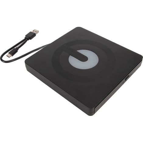 Eksternt USB 3.0 og Type-C DVD-drev, CD/DVD-brænder, egnet til bærbare og stationære computere, kompatibel med Windows, Linux og
