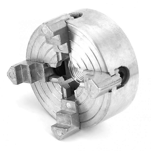 Dreiebenk Chuck, Sink Legering 4-kjeve Chuck Klemme Tilbehør Tre Dreiebenk Chuck Tredreiing Chuck Trebearbeiding Dreiebenk Chuck Miniatyr Dreiebenk For Mini Metall L