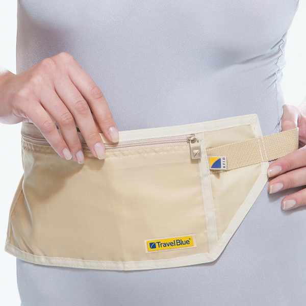 Pengebælte DL, mix farve Beige & Sort