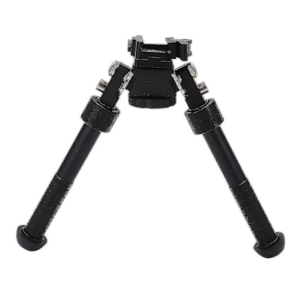 Svart Jakt Bipod - Justerbar Lutning med 360 Graders Rotation (V8 Modell) - JZ
