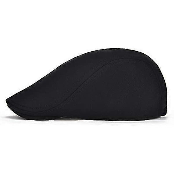 2-pack Herr Bomull Newsboy Keps Mjuk Passform Cabbie Hatt