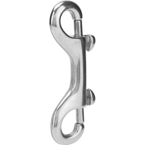 Dobbeltendet 316 rustfritt stål karabinkrok for 100 mm marinekabel