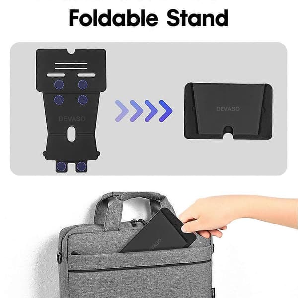 DEVASO Støtteholder for Nintendo Switch/Switch OLED + 2 stk. Skjermbeskytter i Herdet Glass