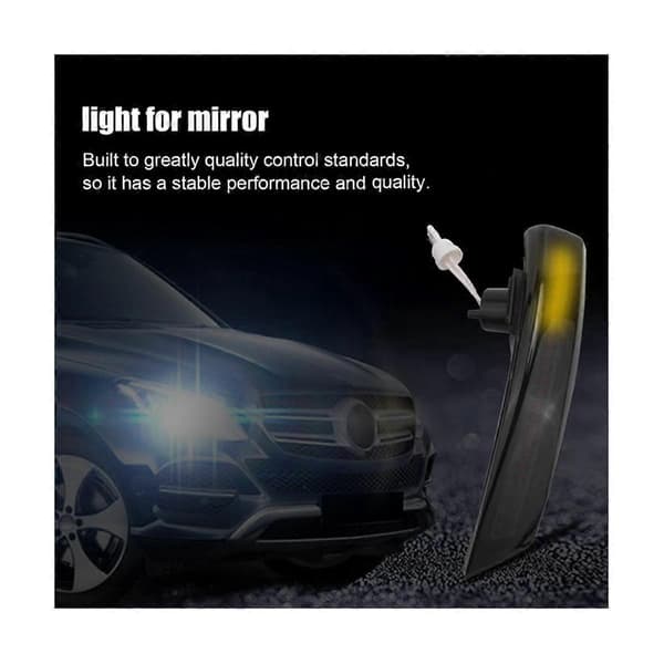 2X Dynamiske LED-spejlblinklys Blinklys til Focus Mk2 Mk3 Mondeo