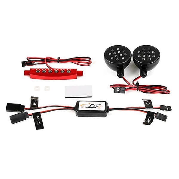 For- og baglygte med controller til Hpi Rovan Km Baja 5B 1/5 RC bil opgraderingsdele