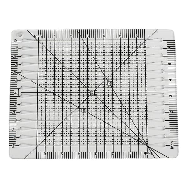 Kvadratisk Slottet Quilt Lineal Klar Patchwork Lineal Akryl For Klipp Stoff