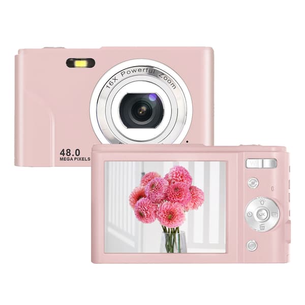 Digitalkamera 1080P 48 Megapixel 16x zoom Rosa